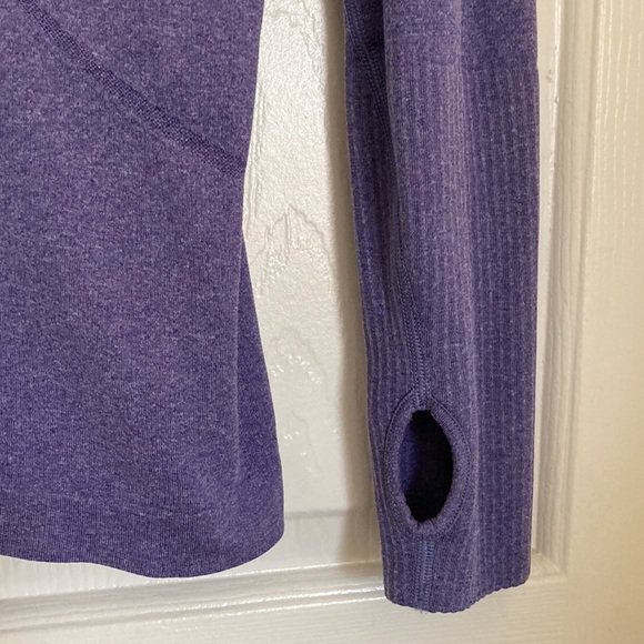 Lululemon Athletica Womens Swiftly Tech Crewneck Pullover Stretch Top Purple 8 - Picture 5 of 15